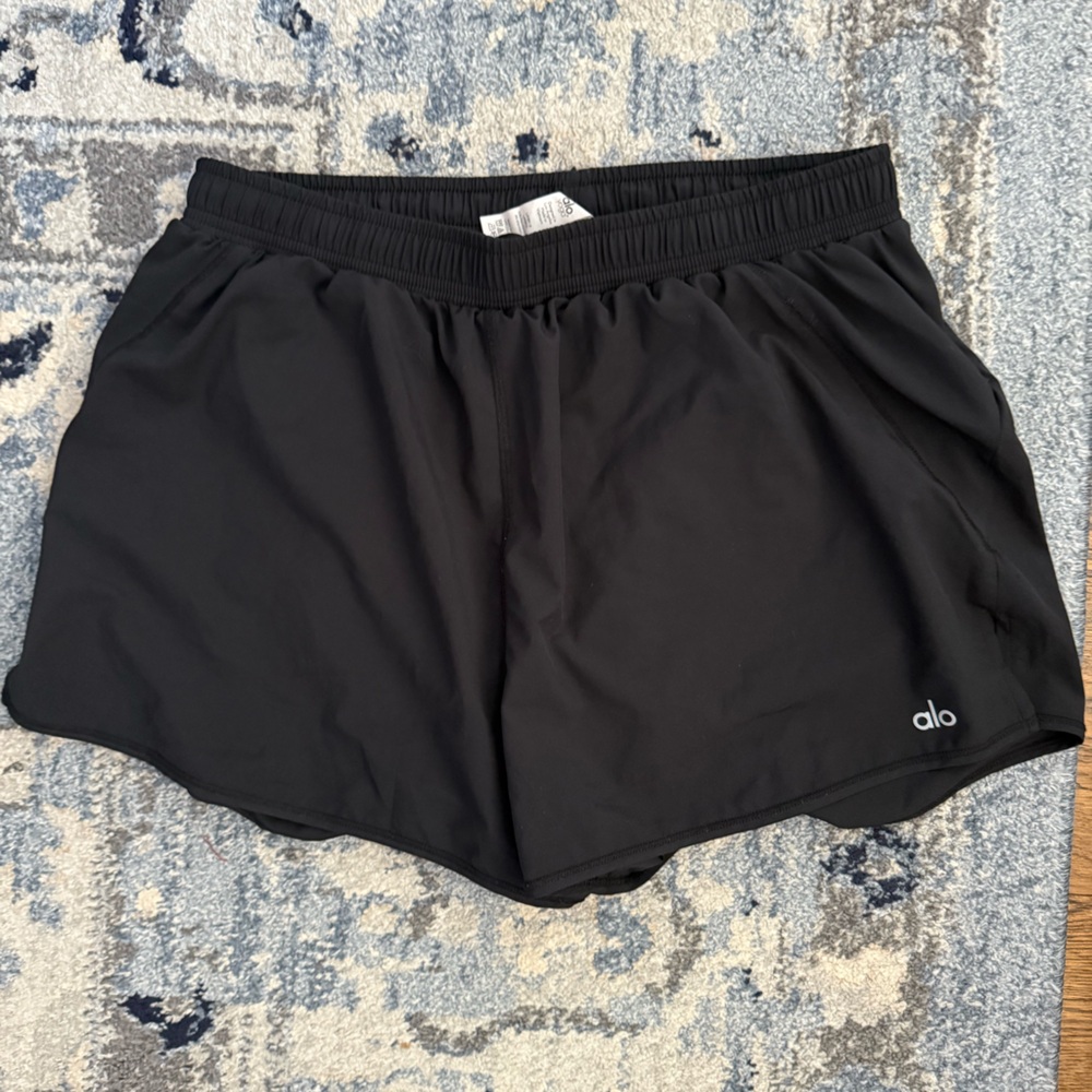 Alo Black Athletic Shorts